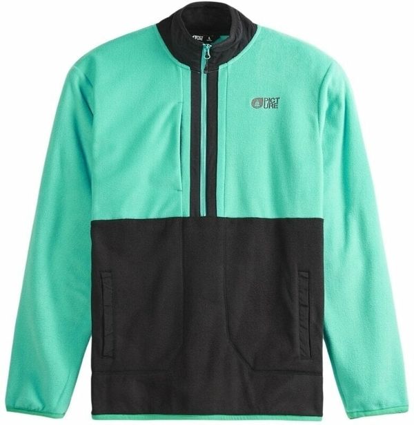 Picture Picture Mathew 1/4 Fleece Black/Spectra Green L Skakalec