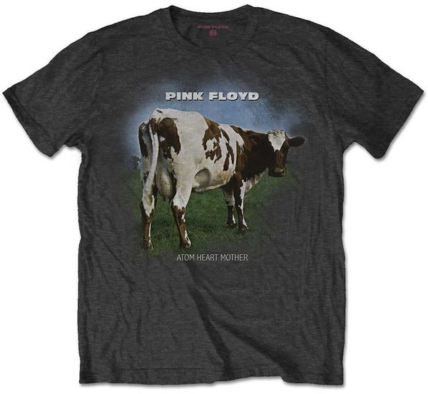 Pink Floyd Pink Floyd Majica Atom Heart Mother Fade Unisex Charcoal Grey 2XL