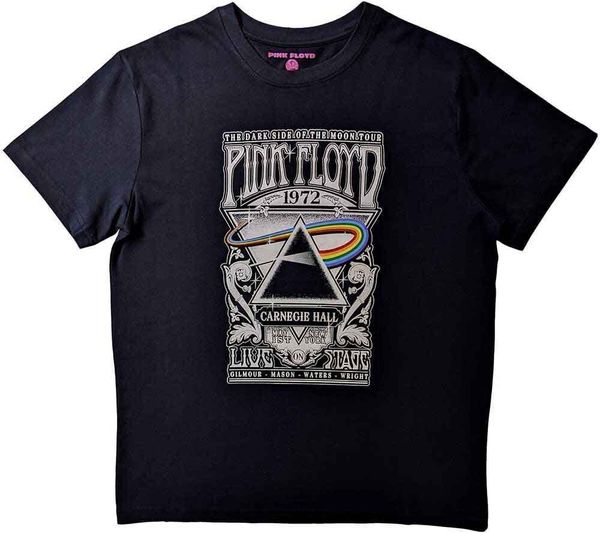 Pink Floyd Pink Floyd Majica Carnegie Hall Poster Unisex Black 2XL