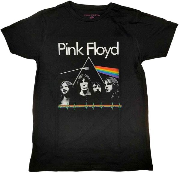 Pink Floyd Pink Floyd Majica Dark Side of the Moon Band & Pulse Unisex Black 2XL