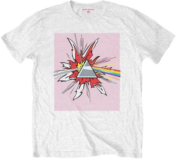 Pink Floyd Pink Floyd Majica Lichtenstein Prism Unisex White XL