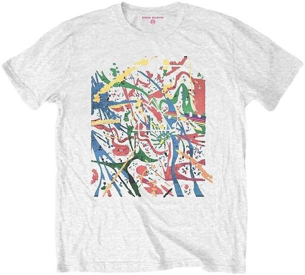 Pink Floyd Pink Floyd Majica Pollock Prism Unisex White 2XL