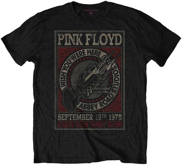 Pink Floyd Pink Floyd Majica Portsmouth 1972 Unisex Black 2XL