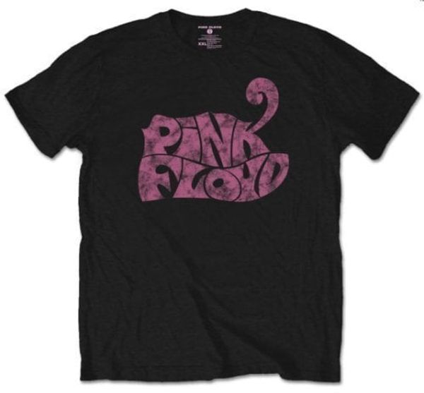 Pink Floyd Pink Floyd Majica Swirl Logo Moška Black M