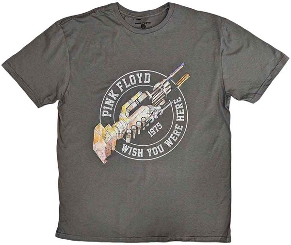 Pink Floyd Pink Floyd Majica Wish You Were Here 1975 Unisex Charcoal Grey XL