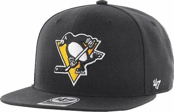 Pittsburgh Penguins Pittsburgh Penguins NHL '47 No Shot Captain Black Hokejska kapa s šiltom