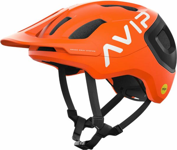 POC POC Axion Race MIPS Fluorescent Orange AVIP/Uranium Black Matt 55-58 Kolesarska čelada