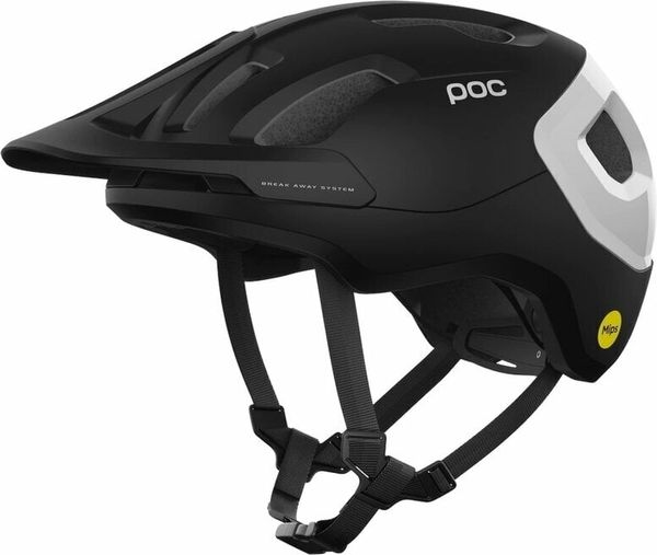 POC POC Axion Race MIPS Uranium Black Matt/Hydrogen White 48-52 Kolesarska čelada