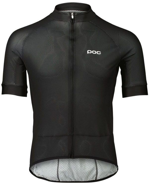 POC POC Essential Road Logo Jersey Jersey Uranium Black/Hydrogen White M