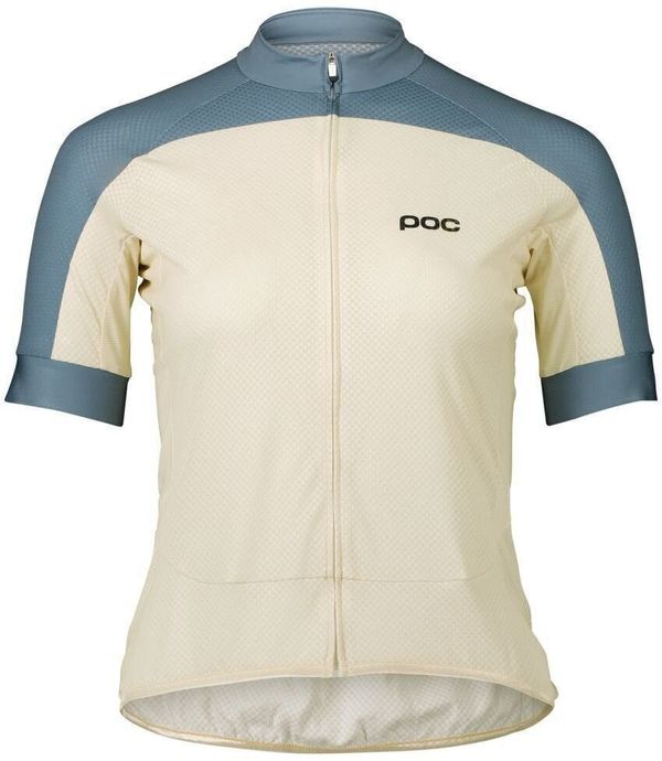 POC POC Essential Road Women's Logo Jersey Jersey Okenite Off-White/Calcite Blue M