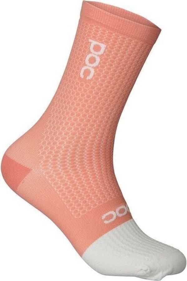 POC POC Flair Sock Mid Rock Salt/Hydrogen White M Kolesarske nogavice