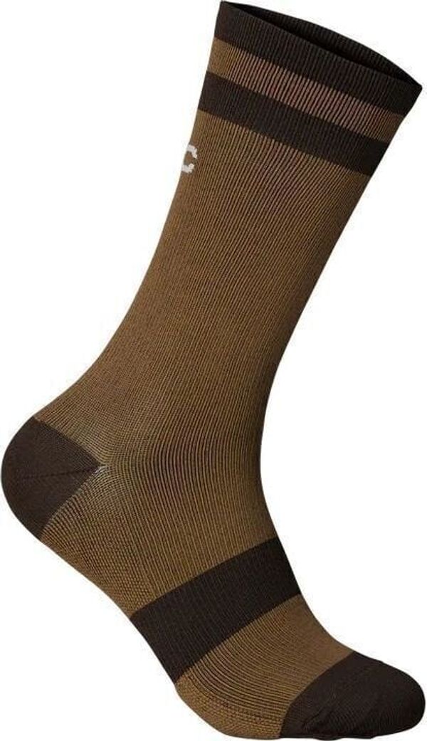 POC POC Lure MTB Sock Long Jasper Brown/Axinite Brown L Kolesarske nogavice