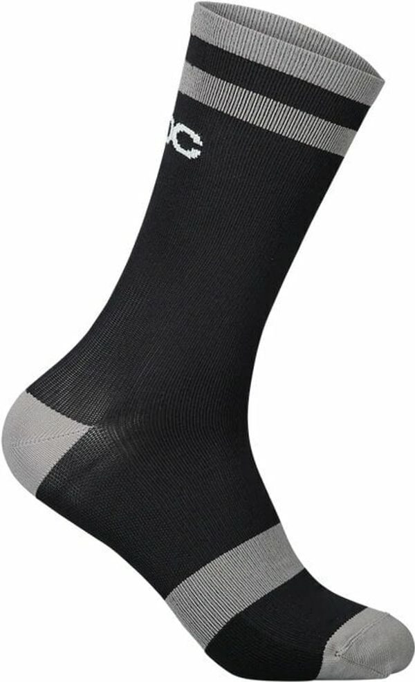 POC POC Lure MTB Sock Long Uranium Black/Granite Grey S Kolesarske nogavice