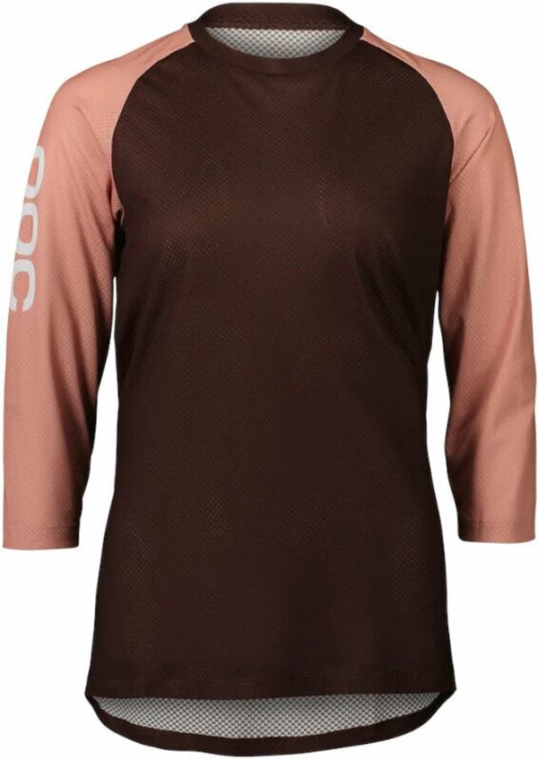 POC POC MTB Pure 3/4 Women's Jersey Jersey Axinite Brown/Rock Salt L