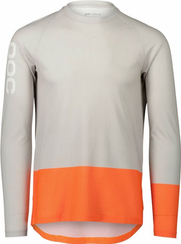 POC POC MTB Pure LS Jersey Jersey Granite Grey/Zink Orange 2XL