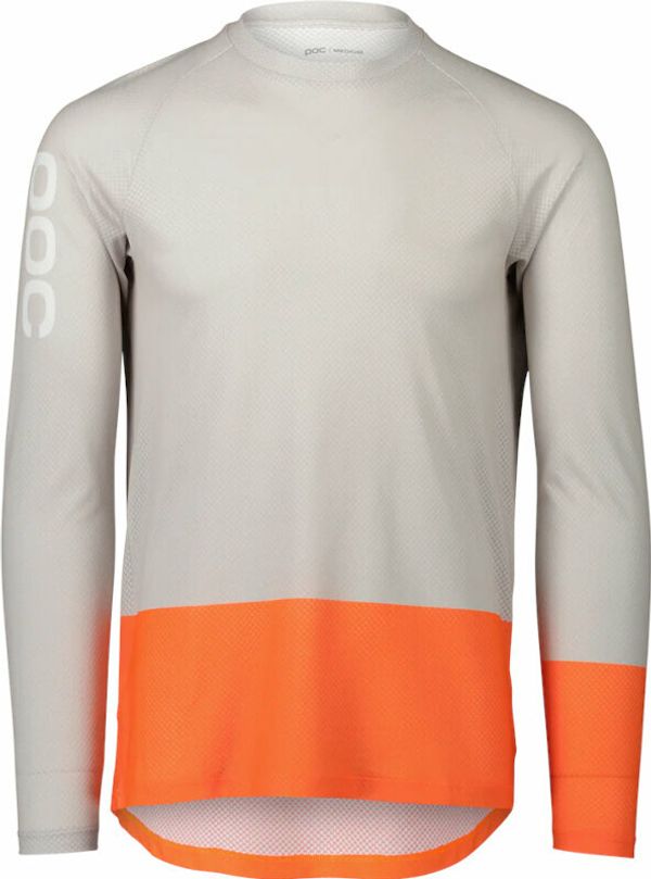 POC POC MTB Pure LS Jersey Jersey Granite Grey/Zink Orange M