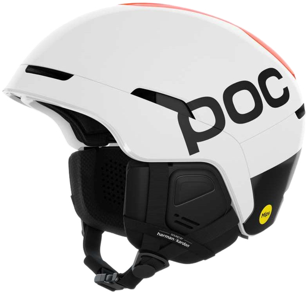 POC POC Obex Connect Hydrogen White/Fluorescent Orange XL/2XL (59-62 cm) Smučarska čelada