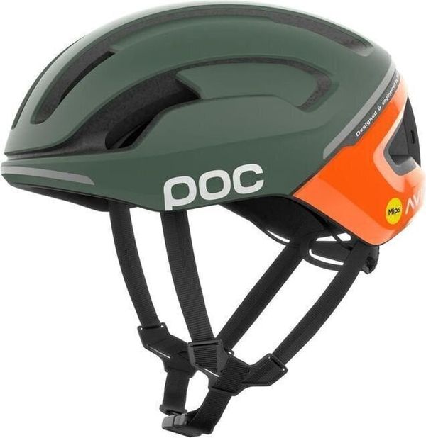 POC POC Omne Beacon MIPS Fluorescent Orange AVIP/Epidote Green Matt 50-56 Kolesarska čelada