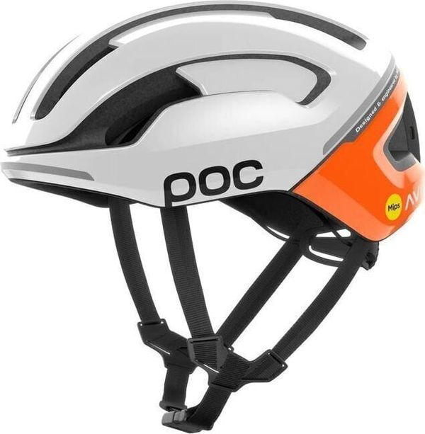 POC POC Omne Beacon MIPS Fluorescent Orange AVIP/Hydrogen White 50-56 Kolesarska čelada