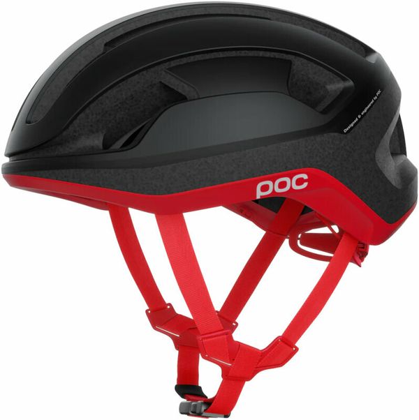 POC POC Omne Lite Uranium Black/Prismane Red Matt 50-56 Kolesarska čelada