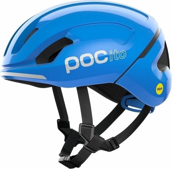 POC POC POCito Omne MIPS Fluorescent Blue 48-52 Otroška kolesarska čelada