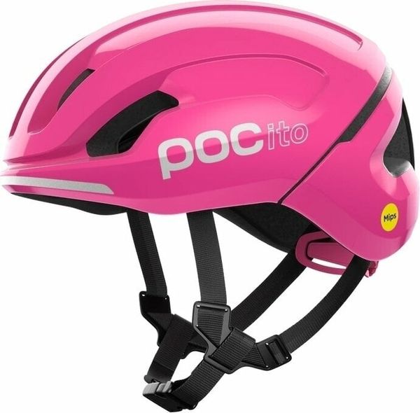 POC POC POCito Omne MIPS Fluorescent Pink 51-56 Otroška kolesarska čelada