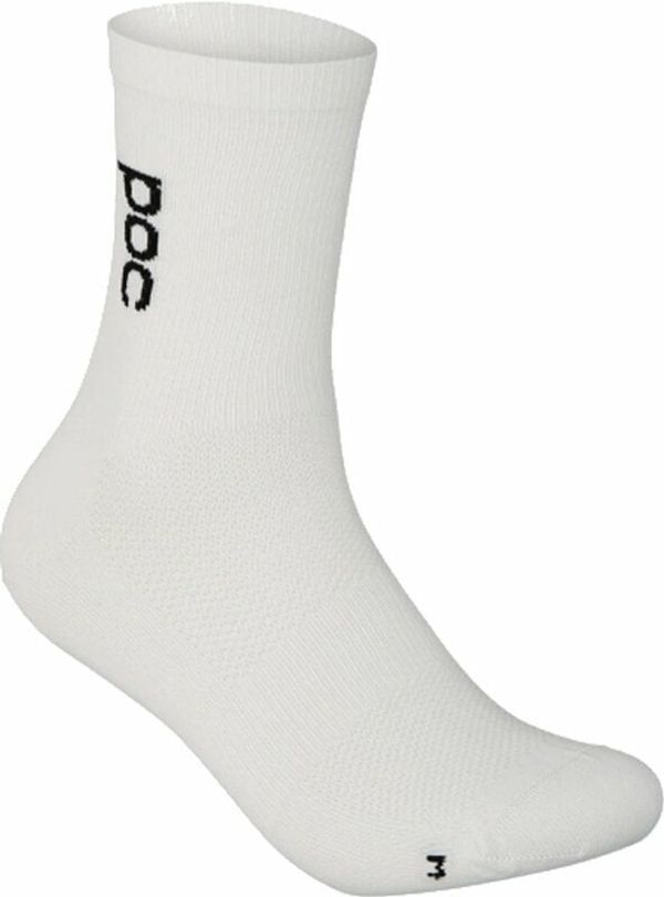 POC POC Soleus Lite Long Sock Hydrogen White L Kolesarske nogavice