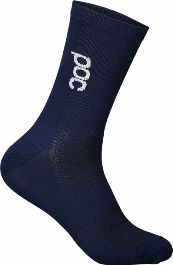 POC POC Soleus Lite Mid Sock Turmaline Navy M Kolesarske nogavice