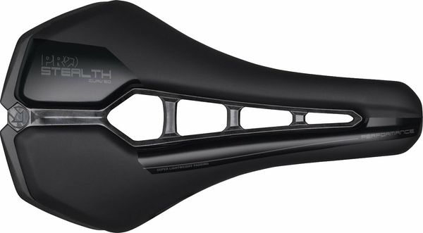 PRO PRO Stealth Curved Performance Black Nerjavno jeklo Sedlo