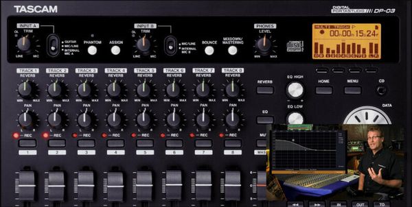 ProAudioEXP ProAudioEXP Tascam DP-03 Video Training Course (Digitalni izdelek)