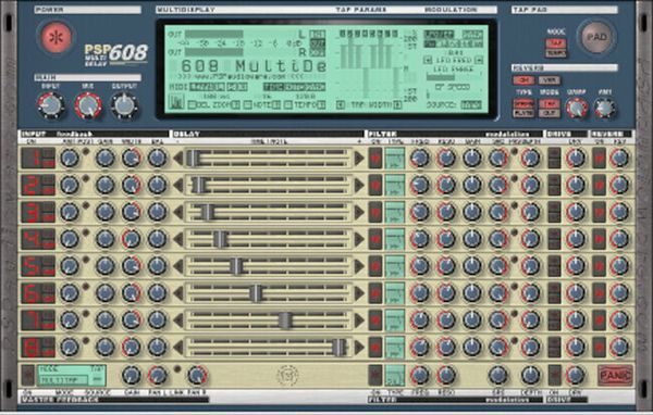 PSP AUDIOWARE PSP AUDIOWARE 608 Multi-Delay (Digitalni izdelek)