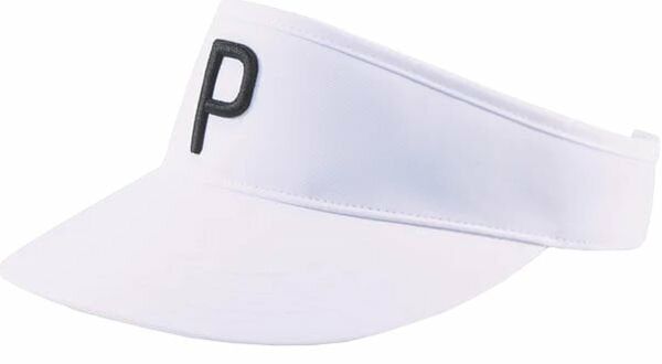 Puma Puma P Visor Adjustable Bright White/Puma Black UNI