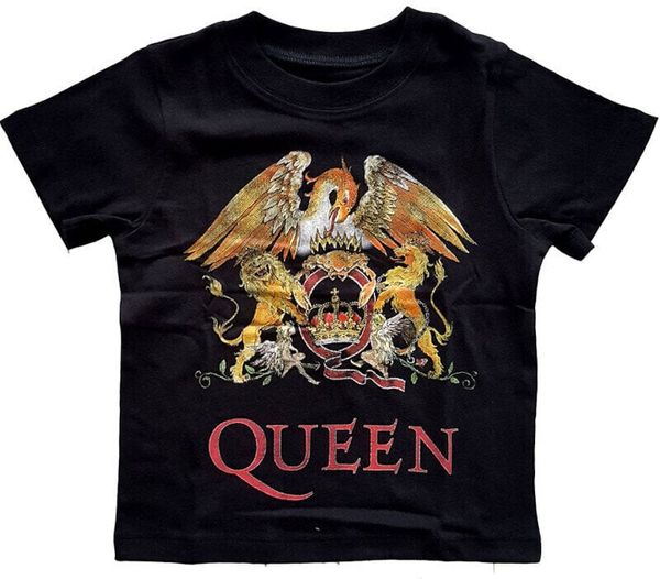 Queen Queen Majica Classic Crest Black 2 Years
