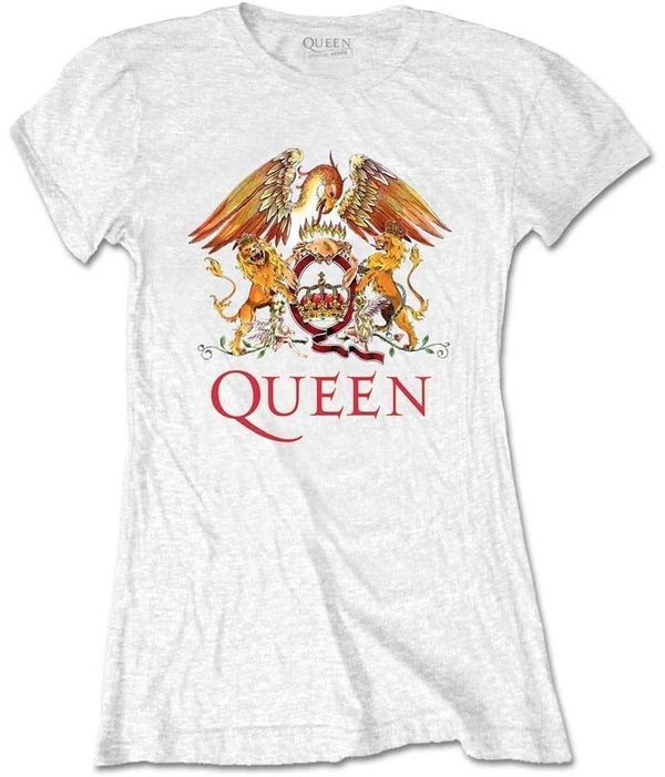 Queen Queen Majica Classic Crest Ženske White XL