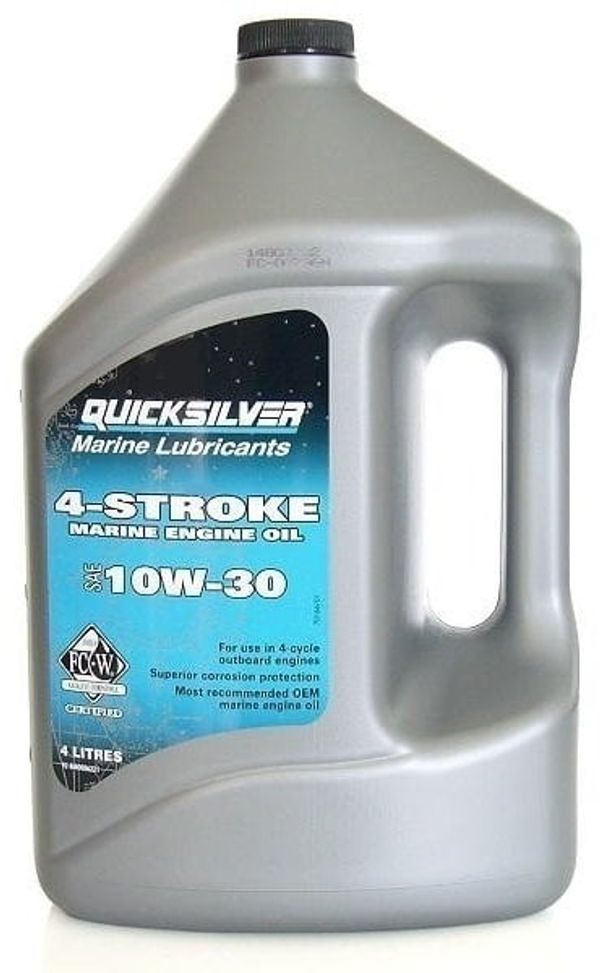 Quicksilver Quicksilver 4-Stroke Marine Engine Oil Outboard SAE 10W-30 4 L