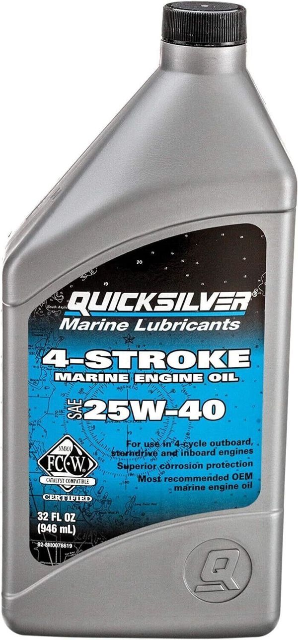 Quicksilver Quicksilver 4-Stroke Marine Engine Oil SAE 25W-40 1 L