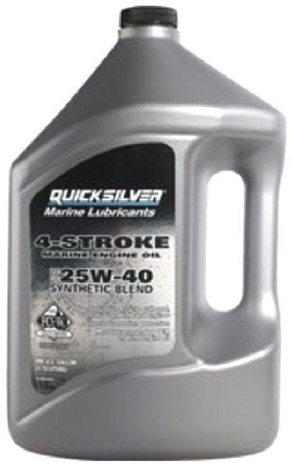 Quicksilver Quicksilver 4-Stroke Marine Oil Synthetic Blend 25W-40 4 L