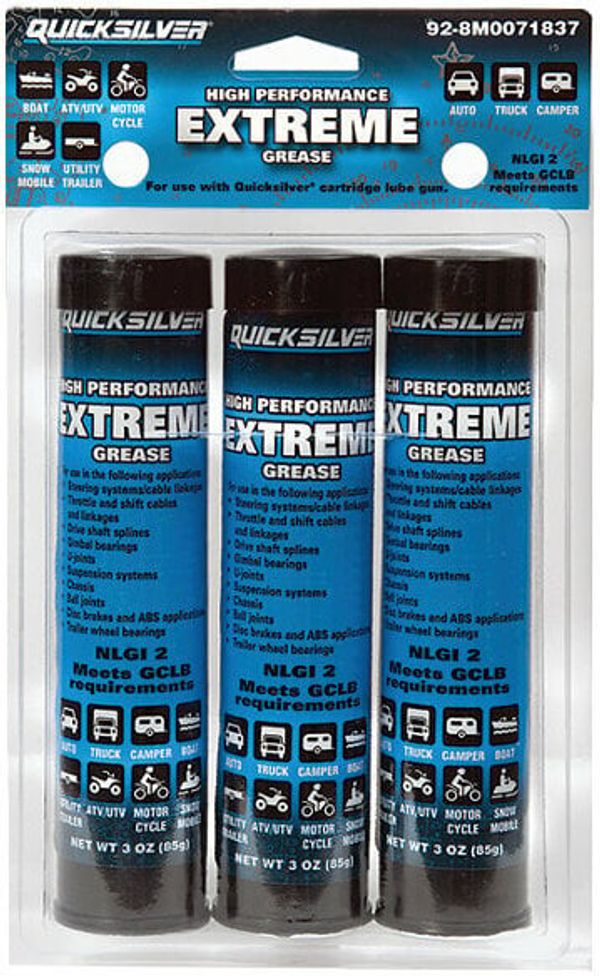 Quicksilver Quicksilver 8M0208805 High Performance Extreme Grease 3oz