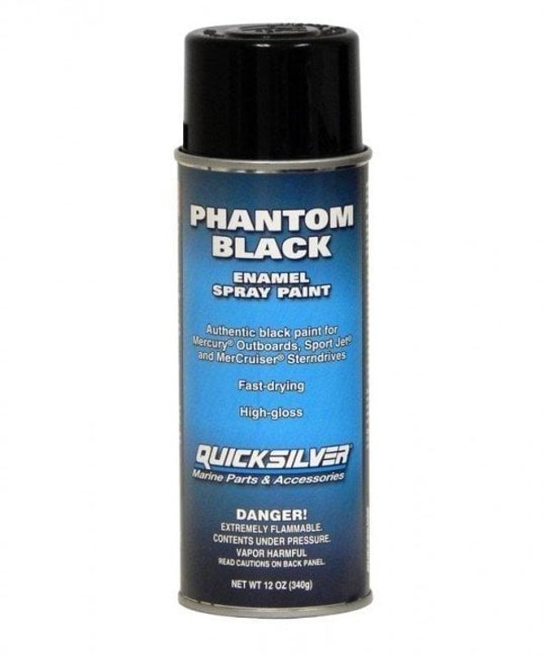 Quicksilver Quicksilver Phantom Black Spray Paint