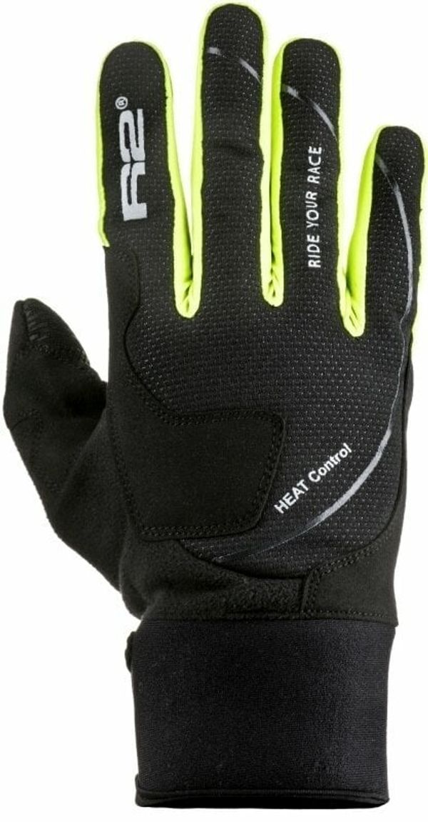 R2 R2 Blizzard Gloves Black/Neon Yellow M Smučarske rokavice