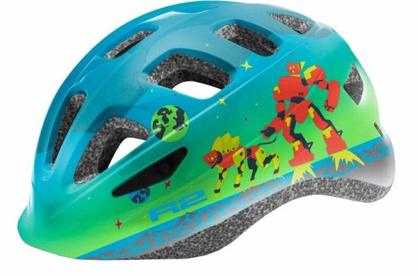 R2 R2 Bunny Helmet Blue/Green/Red XS Otroška kolesarska čelada