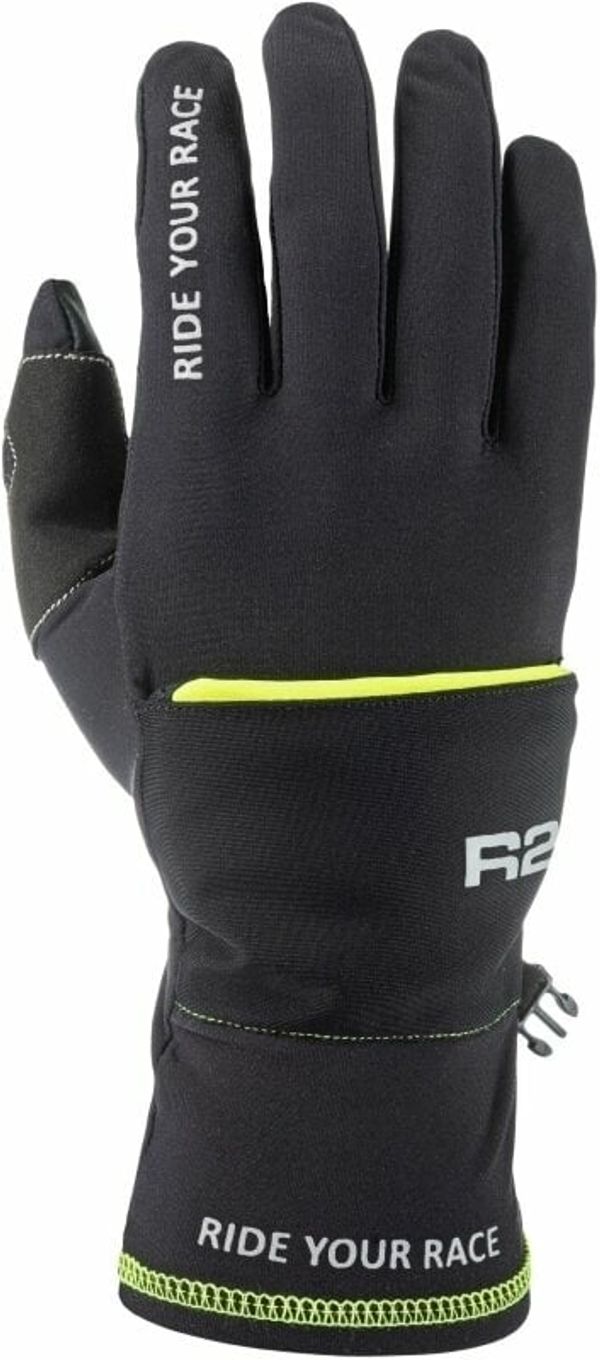 R2 R2 Cover Gloves Neon Yellow/Black XL Smučarske rokavice