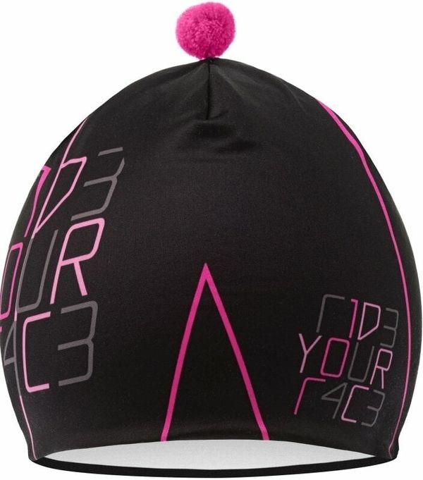 R2 R2 Pompon Black/Pink/Gray Kapa