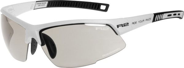 R2 R2 Racer White Shiny/Photochromic Grey Kolesarska očala