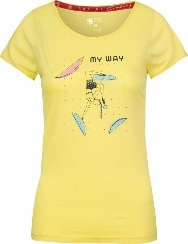 Rafiki Rafiki Jay Lady T-Shirt Short Sleeve Lemon Verbena 36 Majica na prostem