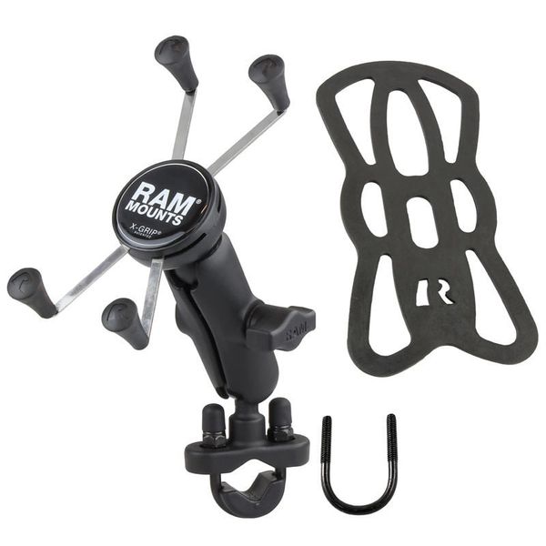 Ram Mounts Ram Mounts Handlebar Rail Mount For Large Devices Plastic Black