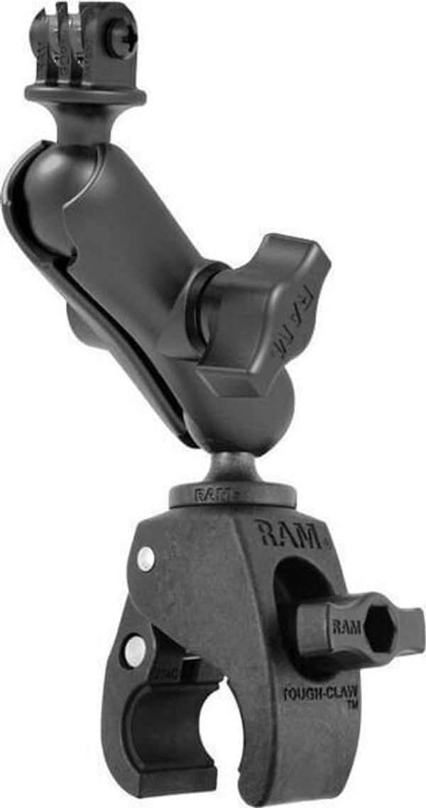 Ram Mounts Ram Mounts Tough-Claw Double Ball Mount with Universal Action Camera Adapter