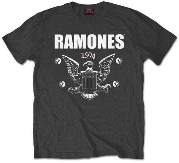 Ramones Ramones Majica 1974 Eagle Unisex Charcoal Grey XL