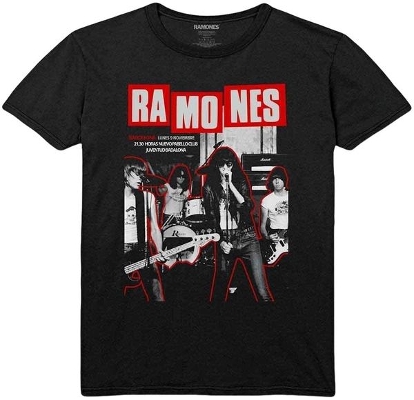 Ramones Ramones Majica Barcelona Unisex Black L