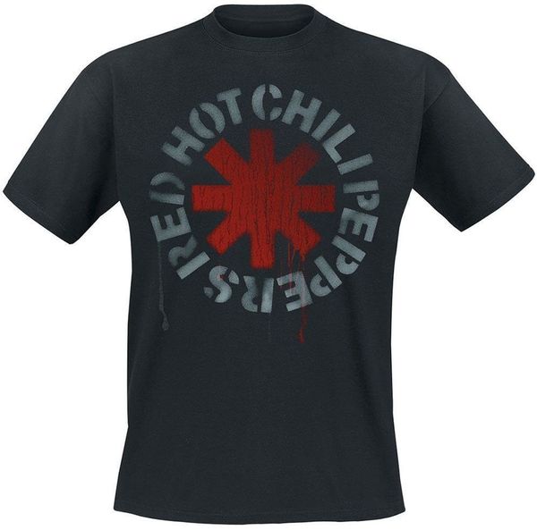 Red Hot Chili Peppers Red Hot Chili Peppers Majica Stencil Black S